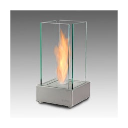 Eco Feu Cartier Stainless Table Top Fireplace Golden Acre Home