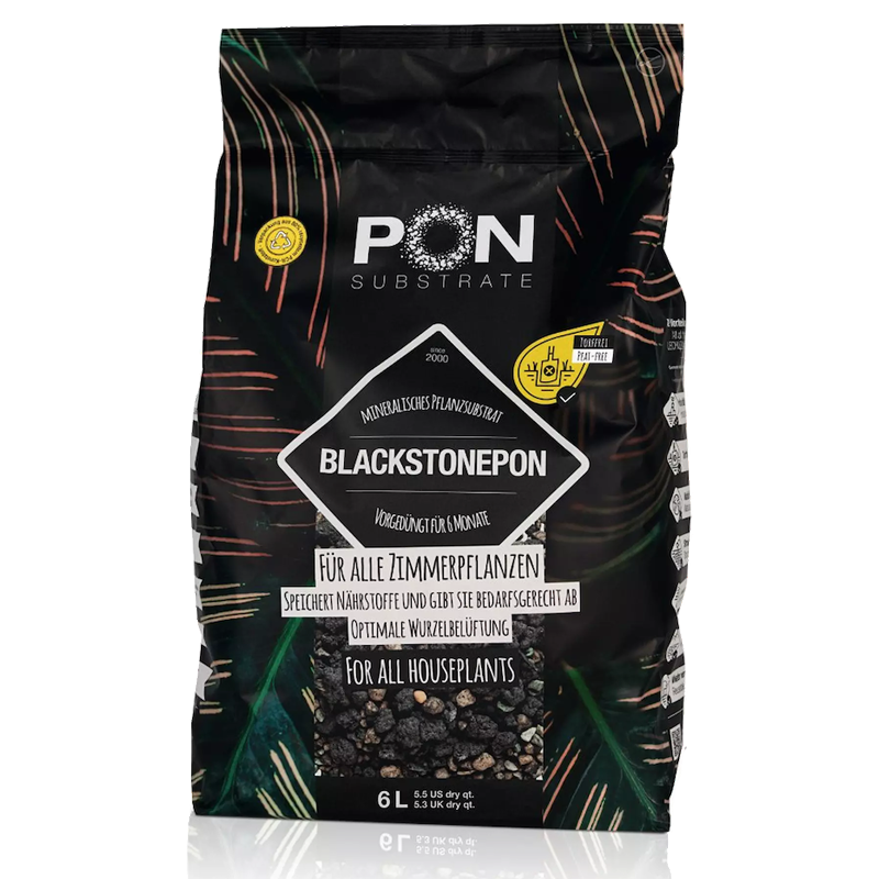 LECHUZA BLACKSTONE PON 6LTR PLANTING SUBSTRATE